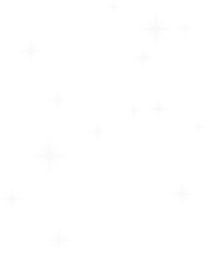White Sparkling Stars
